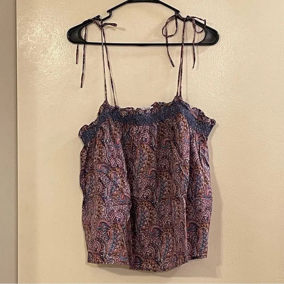 J. CREW NWOT Pajama Tank Top‎ in Liberty Fabric *Top Only* - Picture 4 of 9